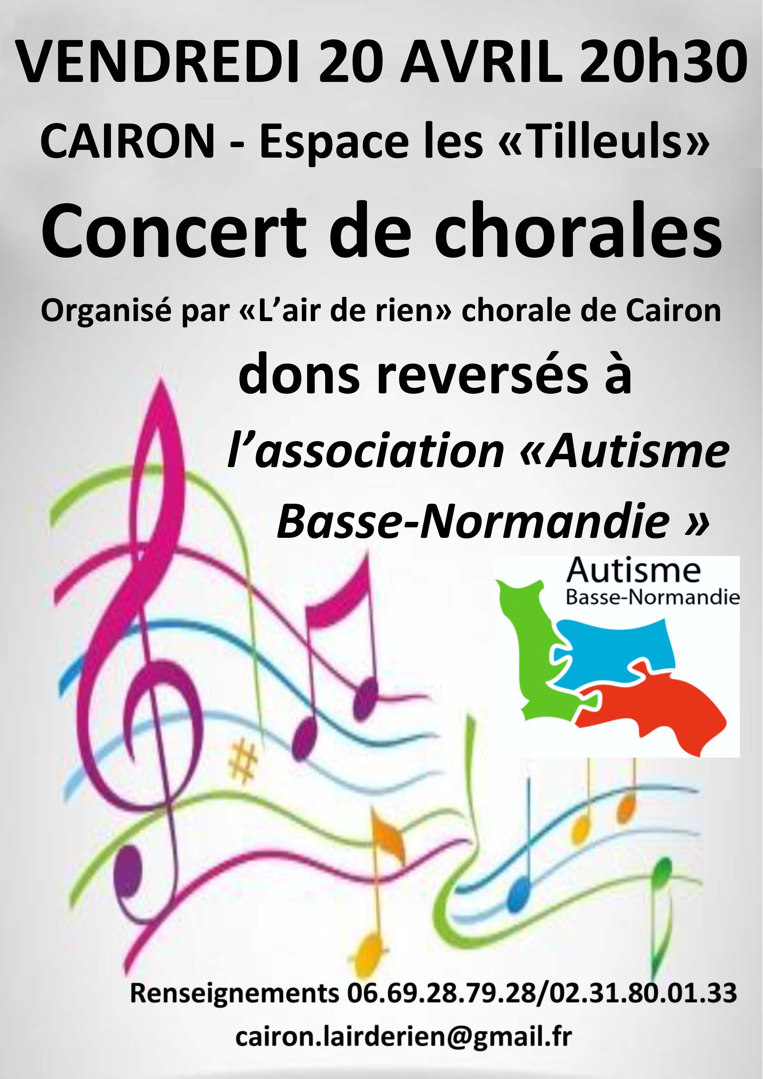 Concert de chorales au profit de Basse Normandie